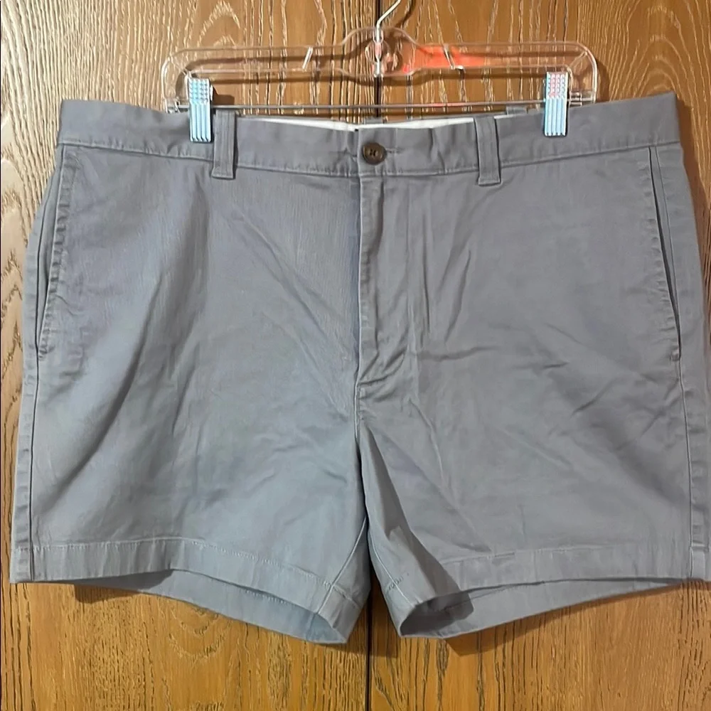 J. Crew Men's Gray Flat Front Shorts